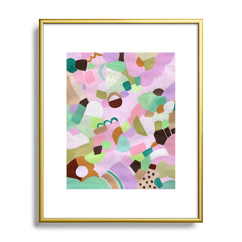 Laura Fedorowicz Purple Heart Sunnies Metal Framed Art Print