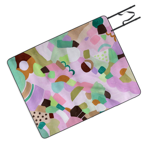 Laura Fedorowicz Purple Heart Sunnies Picnic Blanket