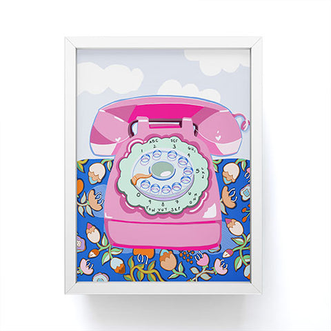 Laura Fedorowicz Ring Ring Framed Mini Art Print