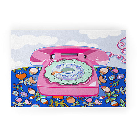 Laura Fedorowicz Ring Ring Welcome Mat