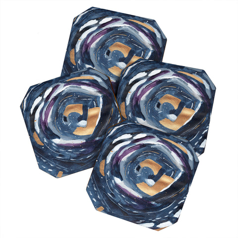 Laura Fedorowicz Said Softly Coaster Set