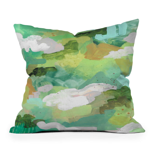 Laura Fedorowicz Small Steps Everyday Outdoor Throw Pillow