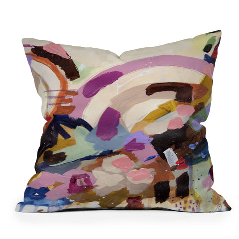 Laura Fedorowicz Somewhere Over Outdoor Throw Pillow