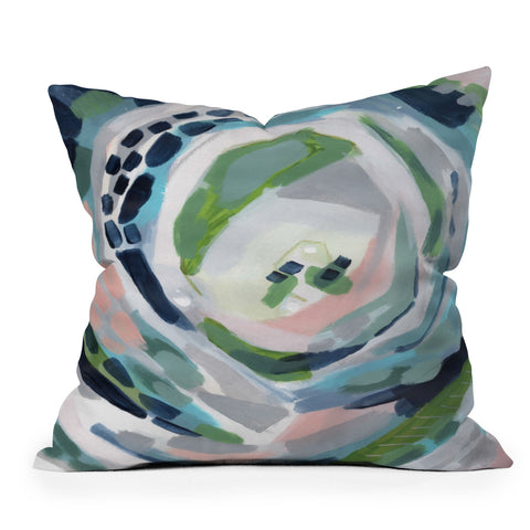 Laura Fedorowicz Start Your Heart Outdoor Throw Pillow