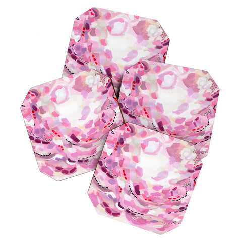 Laura Fedorowicz Stay Abstract Coaster Set