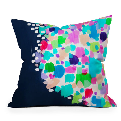 Laura Fedorowicz Summer Sprinkle Outdoor Throw Pillow