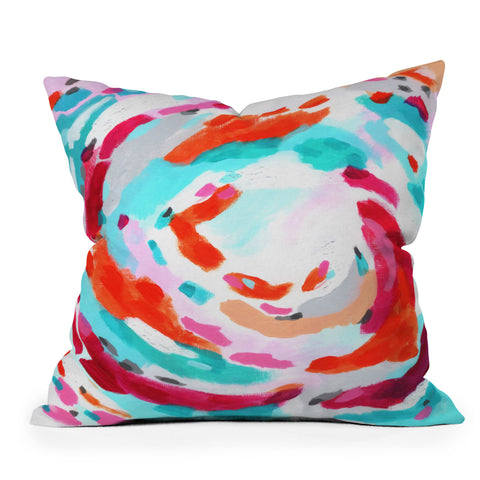 Laura Fedorowicz Tropics Please Outdoor Throw Pillow