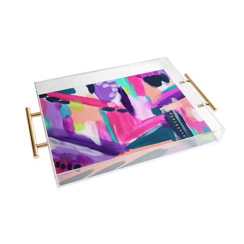 Laura Fedorowicz Tulip Abstract Acrylic Tray