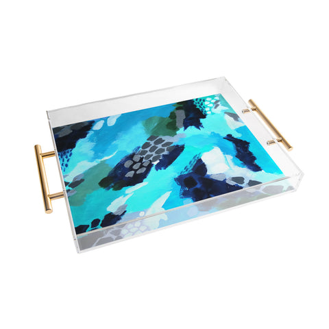 Laura Fedorowicz Turquoise Wonder Acrylic Tray