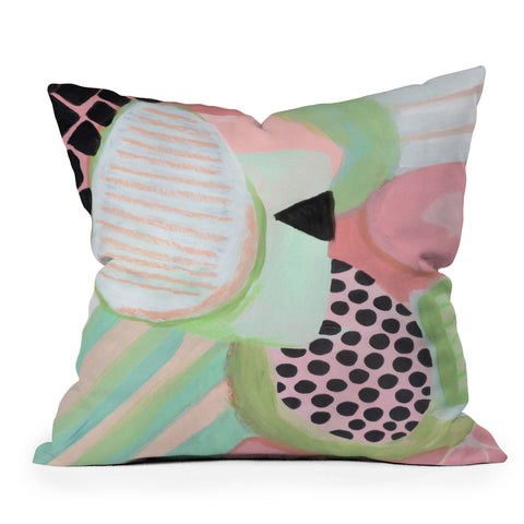 Laura Fedorowicz Up From Here Outdoor Throw Pillow