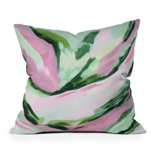 Laura Fedorowicz Weeds are Flowers Too Outdoor Throw Pillow