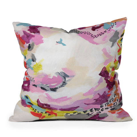 Laura Fedorowicz Whisper Well Outdoor Throw Pillow