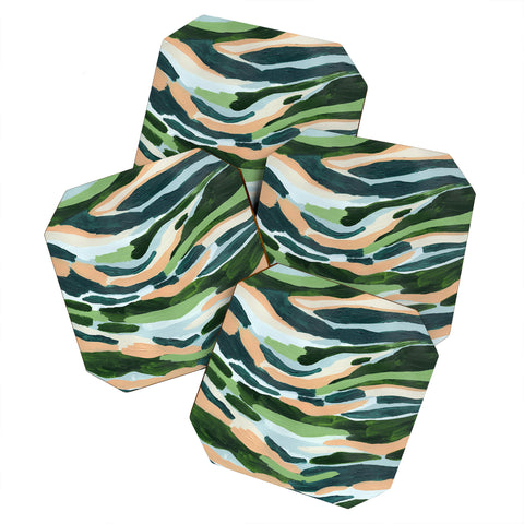 Laura Fedorowicz Wintergreen Coaster Set