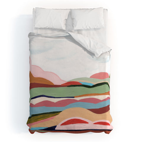 Laura Fedorowicz Your Journey Your Timeline Duvet Cover