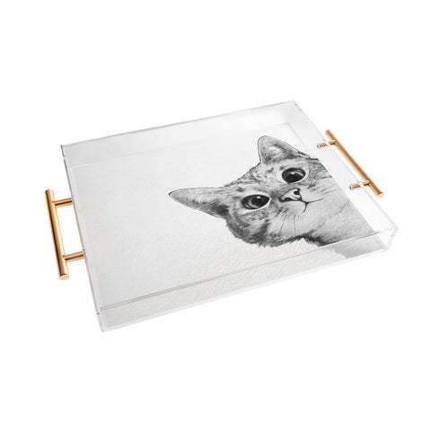 Laura Graves Sneaky Cat Acrylic Tray
