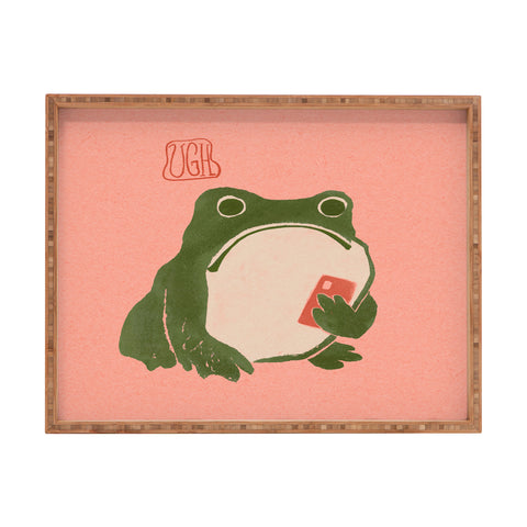 Laura Graves Ugh Matsumoto Hoji Frog Rectangular Tray