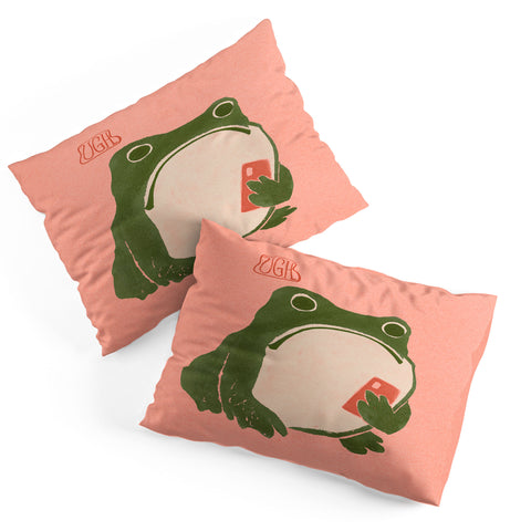 Laura Graves Ugh Matsumoto Hoji Frog Pillow Shams