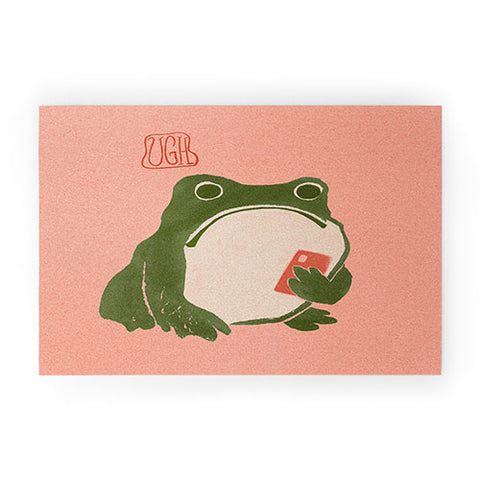 Laura Graves Ugh Matsumoto Hoji Frog Welcome Mat