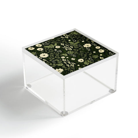 Laura Graves Woodland Nouveau Pattern Forest Acrylic Box