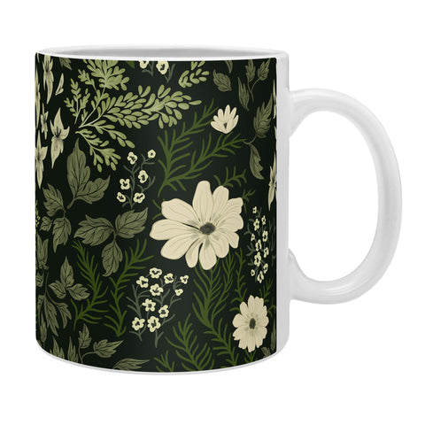 Laura Graves Woodland Nouveau Pattern Forest Coffee Mug