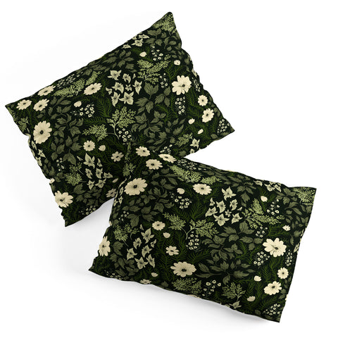 Laura Graves Woodland Nouveau Pattern Forest Pillow Shams