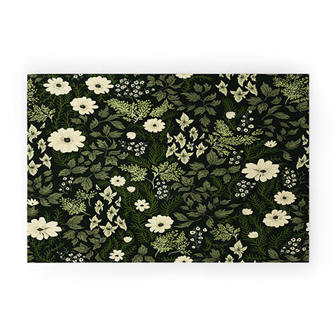 Laura Graves Woodland Nouveau Pattern Forest Welcome Mat
