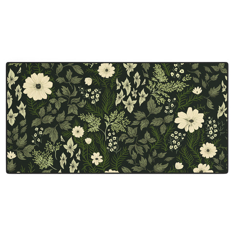 Laura Graves Woodland Nouveau Pattern Forest Desk Mat
