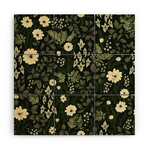 Laura Graves Woodland Nouveau Pattern Forest Wood Wall Mural