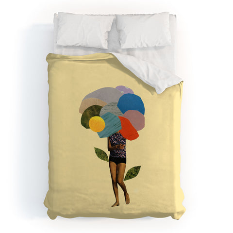 Laura Redburn I Dream Of You Amid The Flowers Duvet Cover