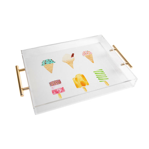 Laura Redburn Ice Cream Selection Acrylic Tray