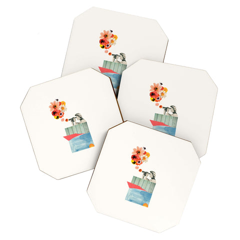 Laura Redburn In Bloom Coaster Set
