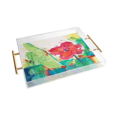 Laura Trevey A Spring In Your Step Acrylic Tray