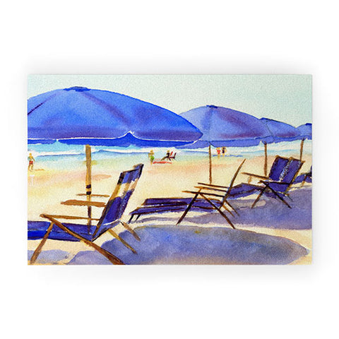 Laura Trevey Beach Chairs Welcome Mat