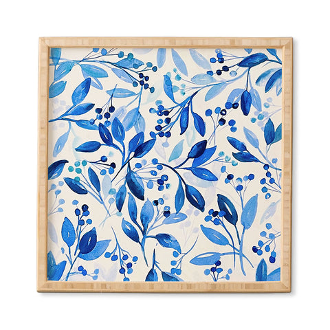 Laura Trevey Berries and Leaves Framed Wall Art