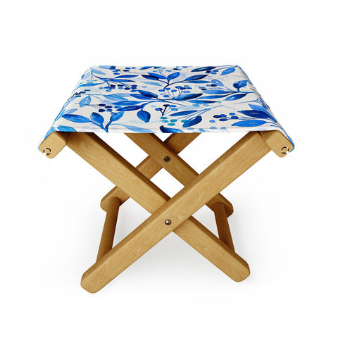 Laura Trevey Berries and Leaves Folding Stool