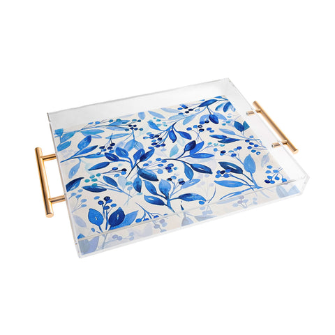 Laura Trevey Berries and Leaves Acrylic Tray