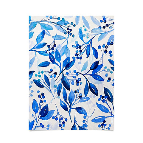 Laura Trevey Berries and Leaves Poster