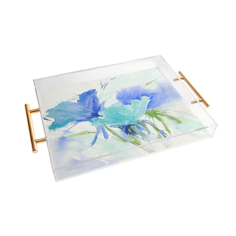 Laura Trevey Blue As The Sea Acrylic Tray