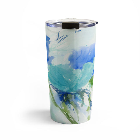 Laura Trevey Blue as the Sea II Travel Mug