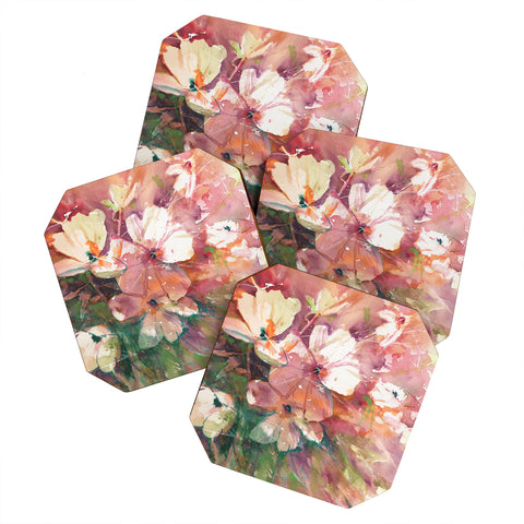 Laura Trevey Blushing Happy Coaster Set