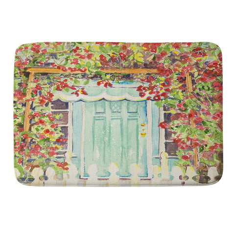 Laura Trevey Bougainvillea Memory Foam Bath Mat