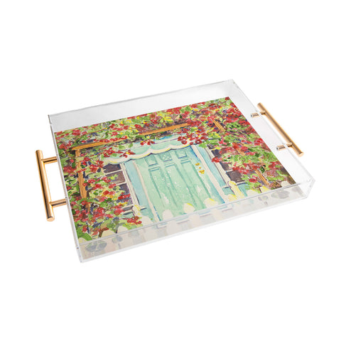 Laura Trevey Bougainvillea Acrylic Tray