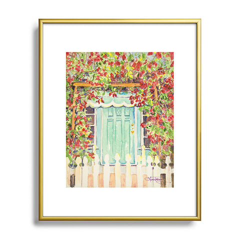 Laura Trevey Bougainvillea Metal Framed Art Print