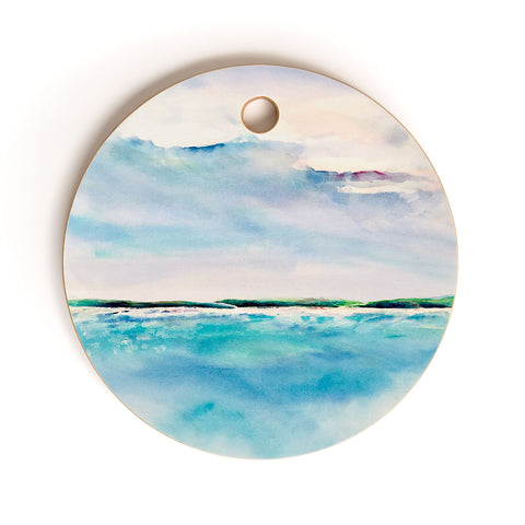 Laura Trevey Changing Tide Cutting Board Round