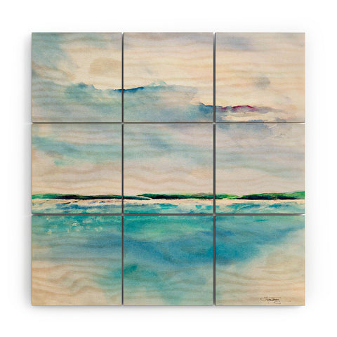 Laura Trevey Changing Tide Wood Wall Mural