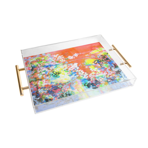 Laura Trevey Coral Delight Acrylic Tray