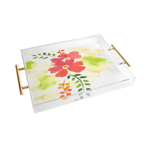 Laura Trevey First Bloom Acrylic Tray