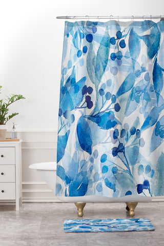 Laura Trevey Fruitful Shower Curtain And Mat