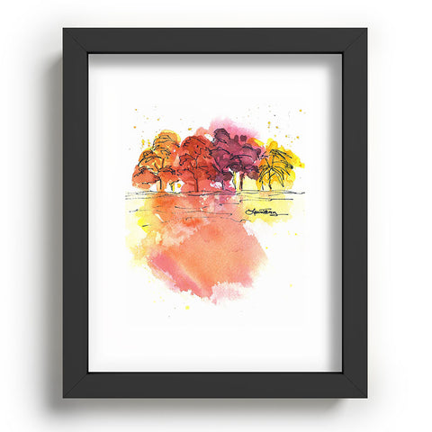 Laura Trevey Golden Hue Recessed Framing Rectangle