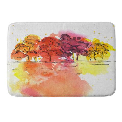 Laura Trevey Golden Hue Memory Foam Bath Mat